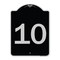 Signmission Sign with Number 10 Heavy-Gauge Aluminum Architectural Sign, 24" x 18", BS-1824-22912 A-DES-BS-1824-22912 - alternate 1